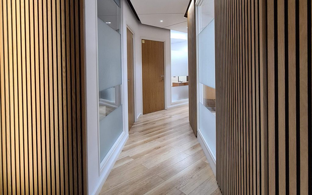 Office reception area